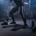 Titanium Mindset black sweatpants with white logo on the leg